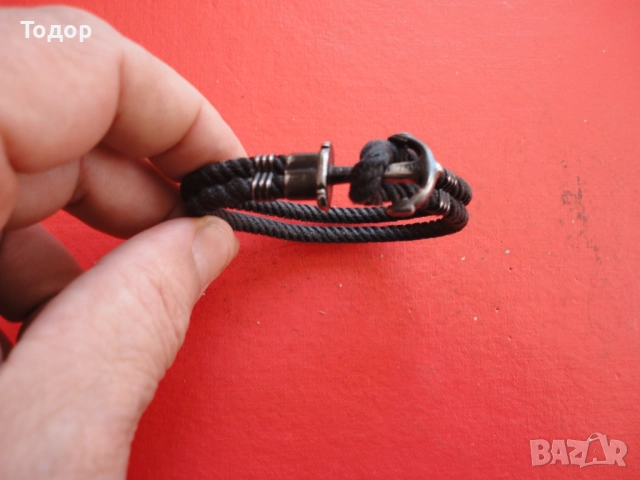 Страхотна мъжка гривна с котва Paul Hewitt, снимка 6 - Гривни - 52649787