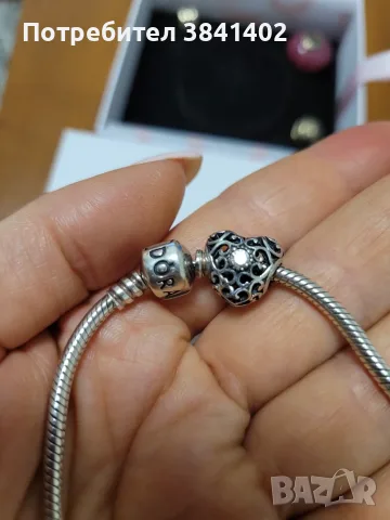 Гривна Pandora с талисмани, снимка 9 - Гривни - 55972268