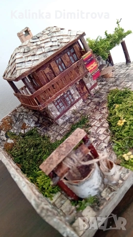 Макет на Възрожденска къща-ръчна изработка., снимка 13 - Декорация за дома - 53137788