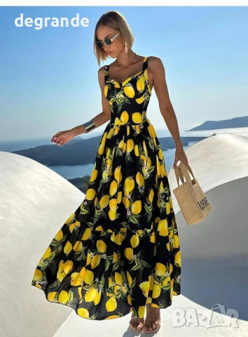 Лимонено изкушение върху шоколадова глазура, снимка 2 - Рокли - 50796636