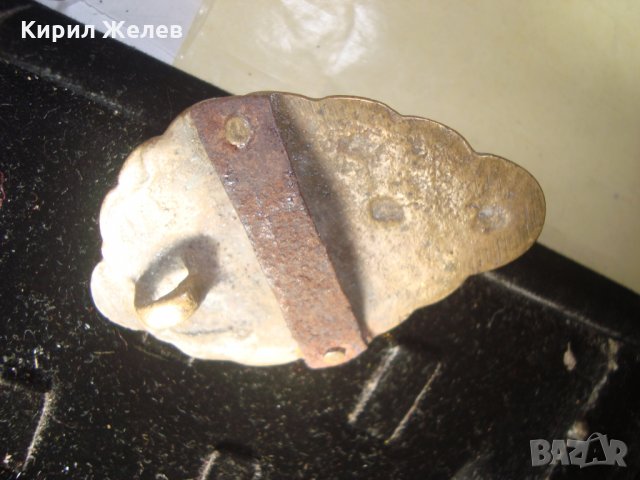 ЖИВАЧНА ПОЗЛАТА 17 ВЕК ВЪЗРОЖДЕНСКА БРОНЗОВА ПАФТА МАЙСТОРСКА КОВАНА ИЗРАБОТКА ОРНАМЕНТИРАНА 24864, снимка 11 - Антикварни и старинни предмети - 34561465