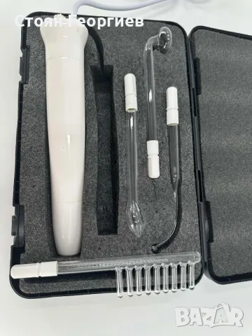 Високочестотен уред за лице с 6 неонови и аргонови пръчици Укрепва кожата, снимка 1