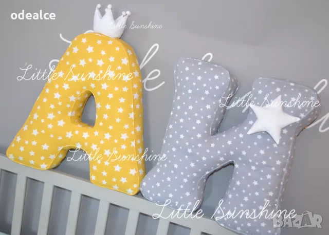 3Д голяма 3D Буква от текстил възглавничка 3д буквичка с коронка голяма! , снимка 12 - Други - 21198231