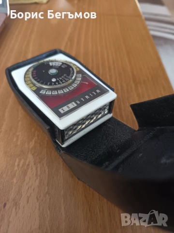 Немски фотографски светломер Welmar Lux, снимка 3 - Антикварни и старинни предмети - 53784839