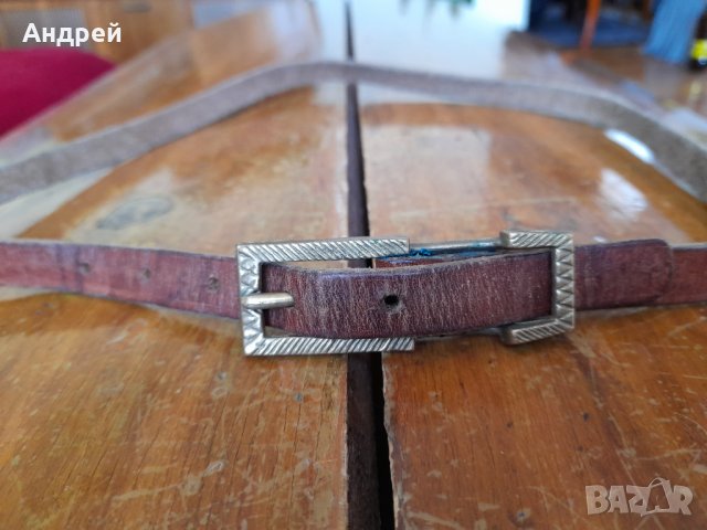 Стар дамски кожен колан, снимка 2 - Други ценни предмети - 34219859