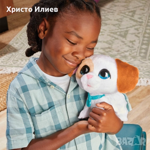 FurReal Friends Куче На разходка с домашния любимец с каишка, за разхождане, снимка 6 - Плюшени играчки - 51876184