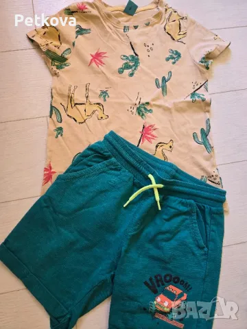 лот екип комплект 122/ 128 размер, снимка 3 - Детски панталони и дънки - 47480723