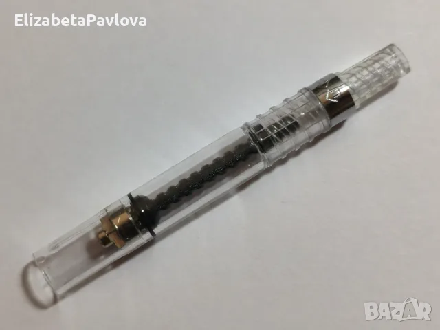 Писалка Pilot Kakuno <M> Прозрачна + Конвертор за мастило, снимка 2 - Рисуване и оцветяване - 56181180