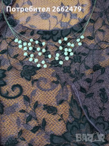 Продавам елегантна дантелена, празнична блуза., снимка 2 - Блузи с дълъг ръкав и пуловери - 34588942