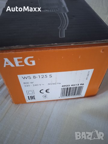 Ъглошлайф малък AEG WS 8-125 S, снимка 6 - Бормашини - 42118145