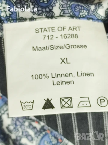 State of Art linen jacket XL, снимка 3 - Якета - 50918435