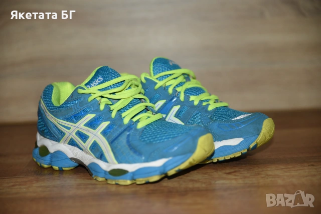 Asics Оригинални дамски маратонки 38 номер сини, снимка 3 - Маратонки - 53796471