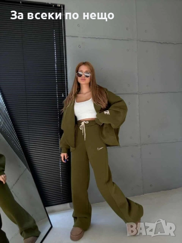 Nike Дамски Спортен Ватиран Комплект🔝Дамски Спортен Екип Найк - Налични Различни Цветове Код I_129, снимка 3 - Спортни екипи - 52207373