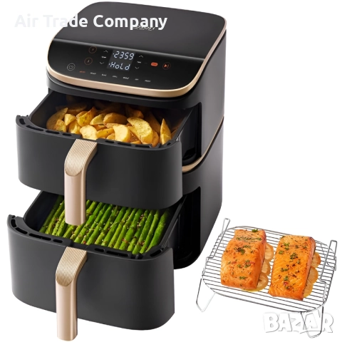 Фритюрник с горещ въздух Cosori Turbo Tower Pro CAF-DC123S, снимка 7 - Фритюрници - 51680170