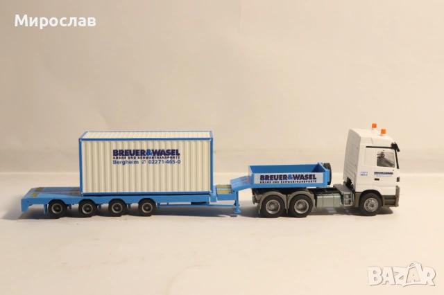 ALBEDO H0 1/87 MERCEDES ACTROS КАМИОН МОДЕЛ ВЛЕКАЧ TIR, снимка 9 - Колекции - 53764098