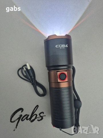 Мощен LASER LED фенер COBA CB-X53,2000м в пластмасова кутия, снимка 4 - Къмпинг осветление - 52479922