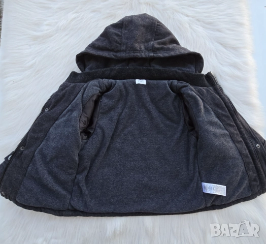 Детско палто F&F 60% вълна 2-3 години, снимка 2 - Детски якета и елеци - 52860187