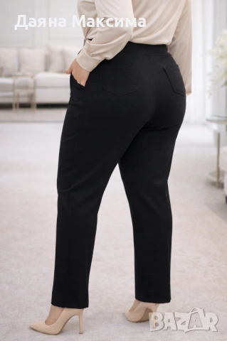 МАКСИ черен панталон💥неватиран , снимка 2 - Панталони - 53308525