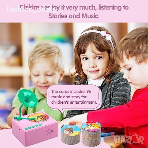 Нова Детска Музикална играчка Аудиокниги Плейър с 96 карти Обучение, снимка 5 - Музикални играчки - 42002994