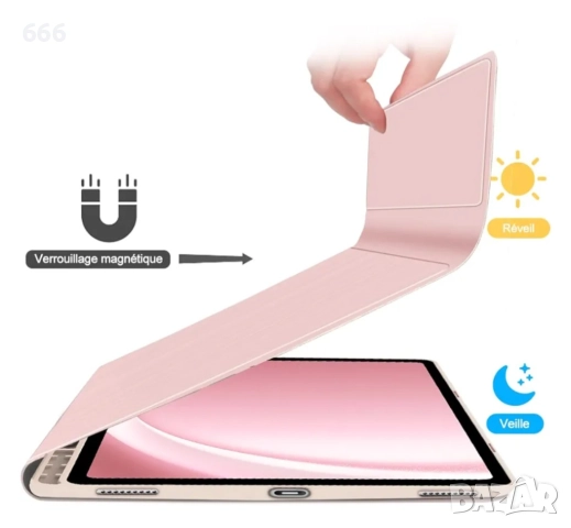 Калъф за таблет + клавиатура Samsung Galaxy Tab S10 Plus/ S10+ 12.4'' 2024, Samsung Galaxy Tab S9 FE, снимка 3 - Друга електроника - 52957066