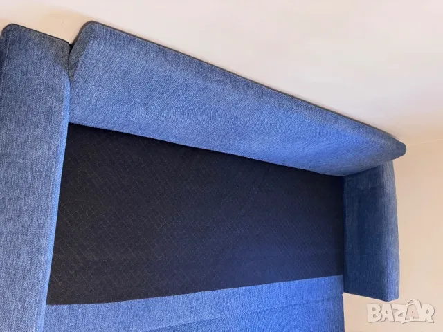 Разтегателен диван - син, снимка 5 - Дивани и мека мебел - 49877857