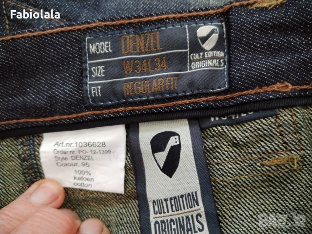 Cult Edition jeans "Denzel" W34/L34, снимка 7 - Дънки - 44242746
