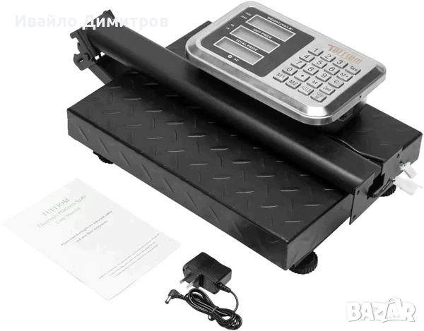 Сгъваема електронна везна кантар до 300кг с 2 дисплея, снимка 3 - Други инструменти - 41372446