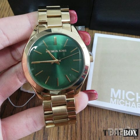 Michael Kors MK3435 Slim Runway. Нов дамски часовник, снимка 4 - Дамски - 38820521