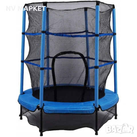 Батут с мрежа за безопасност – 140см, до 50 кг, снимка 4 - Други стоки за дома - 53837562