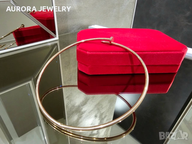CARTIER Nail Juste un Clou Classic Rose Gold Колие Пирон, снимка 4 - Колиета, медальони, синджири - 53237900