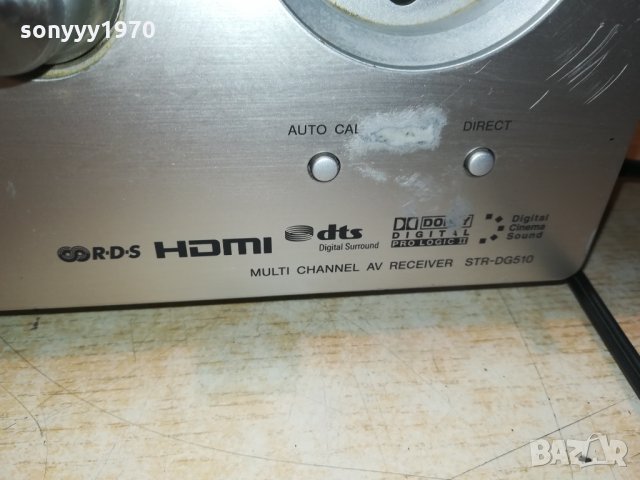SONY STR-DG510 ТРАНЗИСТОРЕН RECEIVER-PROTECT 2602221817, снимка 9 - Ресийвъри, усилватели, смесителни пултове - 35924628