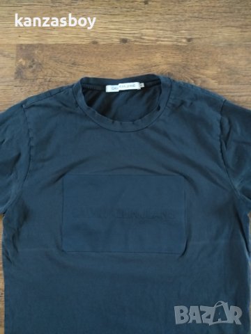 CALVIN KLEIN JEANS - страхотна мъжка тениска , снимка 3 - Тениски - 41775857