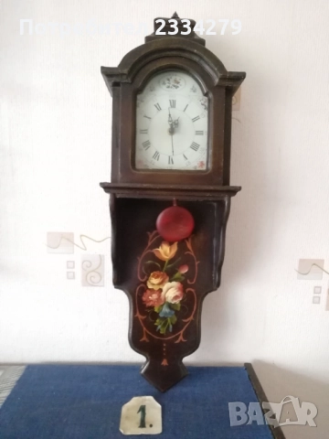 Стари холандски етажерка, часовник, пощенска кутия, полица са вестници и документи. , снимка 3 - Антикварни и старинни предмети - 52131442