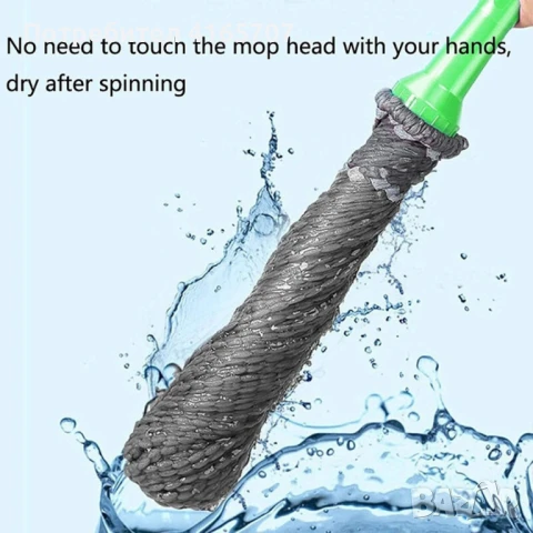 🧽 Моп с бързо и лесно изстискване – Удобство и ефективност за вашето почистване 🧽, снимка 6 - Мопове, кофи, четки и метли - 49129663