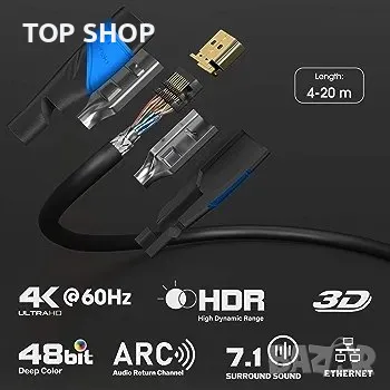 KabelDirekt 4K HDMI кабел - 15m, снимка 3 - Друга електроника - 48747661