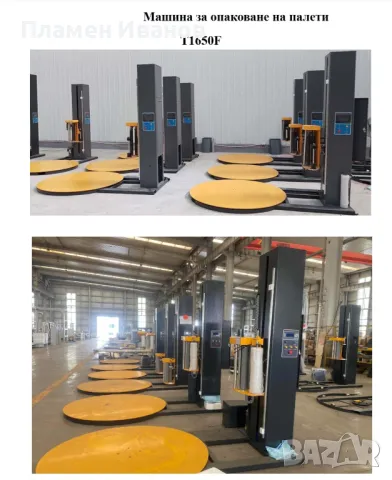 Машина за опаковане на палети със стреч фолио , снимка 2 - Друго търговско оборудване - 48567666