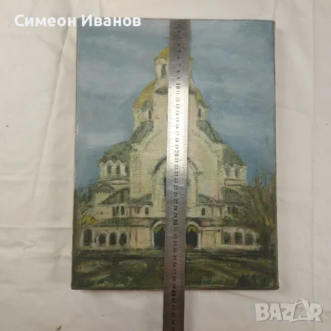 Интересна стара картина Александър Невски подписана  SG2009, снимка 11 - Картини - 47576276