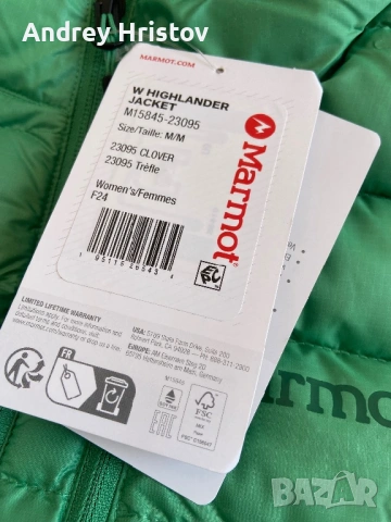 Дамска пухенка Marmot, снимка 8 - Якета - 53772593