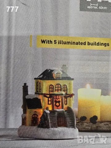 светещи коледни къщички, снимка 3 - Декорация за дома - 48214266