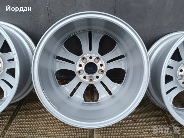 ОРИГИНАЛНИ джанти 17 ' цола 5x112 МЕРЦЕДЕС / MERCEDES BENZ ET36 7,5J 66,6, снимка 17 - Гуми и джанти - 52344984