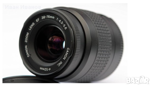 Canon EOS 5000 35mm SLR + EF 38-76mm F4.5-5.6 обектив, снимка 2 - Фотоапарати - 44310822