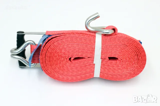 Колан с усилена тресчотка за укрепване на товар 10м 50мм 5 тона Пътна Помощ Платформа Тир, снимка 3 - Аксесоари и консумативи - 50161715