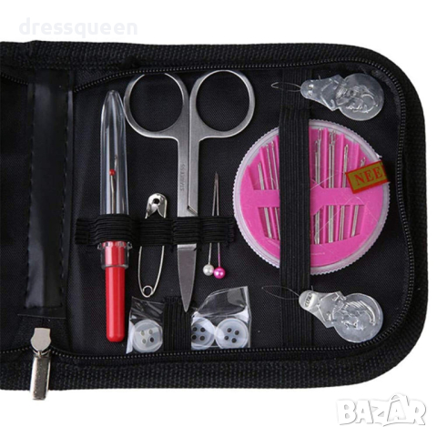 3868 Шивашки комплект в несесер със 70 части, снимка 5 - Други стоки за дома - 44572701