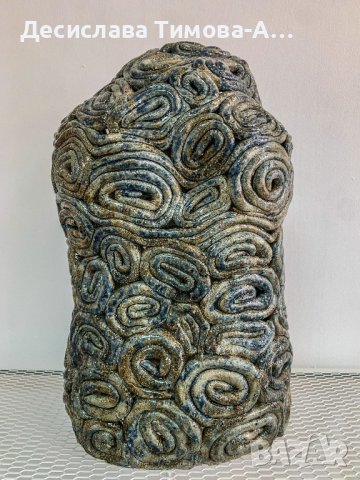 Керамична скулптура, снимка 3 - Статуетки - 40700499