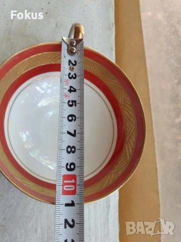 Чаша колекционерски порцелан Schau Bach Kunst, снимка 6 - Антикварни и старинни предмети - 53456058