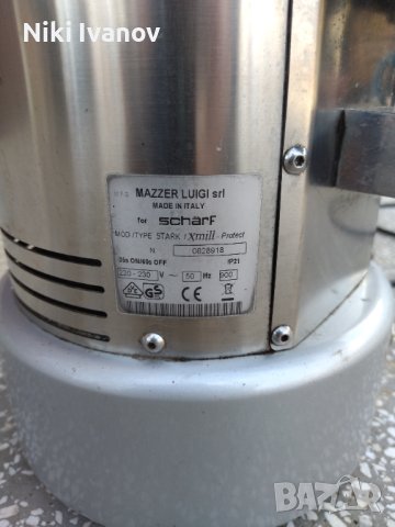 Кафемелачка Mazzer Luigi Stark, снимка 7 - Кафемашини - 42514549