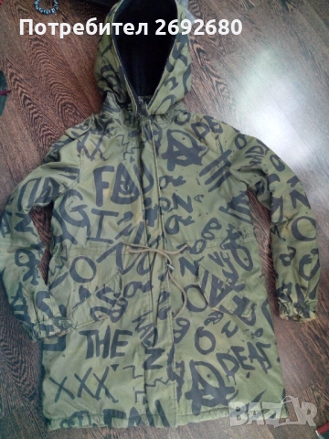 Ново дамско зимно дамско яке L-ка/цвят каки, снимка 5 - Якета - 47934710