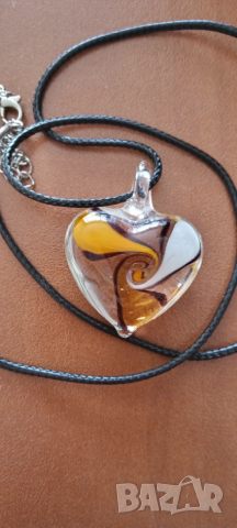 Мурано стъкло. Колие , снимка 4 - Колиета, медальони, синджири - 53743862