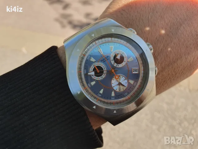 БАРТЕР! Масивен Swatch Chronograph, снимка 9 - Мъжки - 56329869