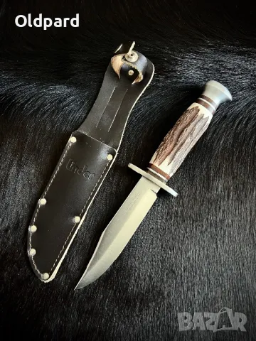Класически немски Bowie ловен нож Linder Solingen. (196013), снимка 4 - Ножове - 48860733